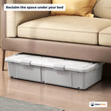 Orapeak underbed storage box 101 cm grey – lifestyle