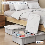 Orapeak underbed storage box 80 cm grey – lifestyle