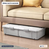 Orapeak underbed storage box 60 cm purple – lifestyle